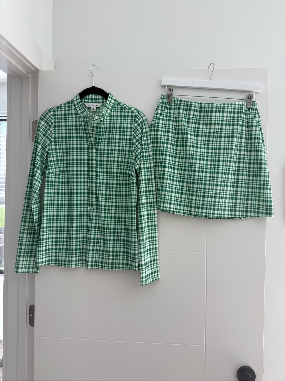 Jayebird Golf pullover and skort set